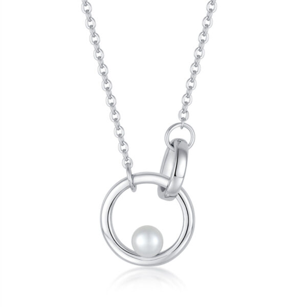 Venushe Pearl Sterling Silver Necklace