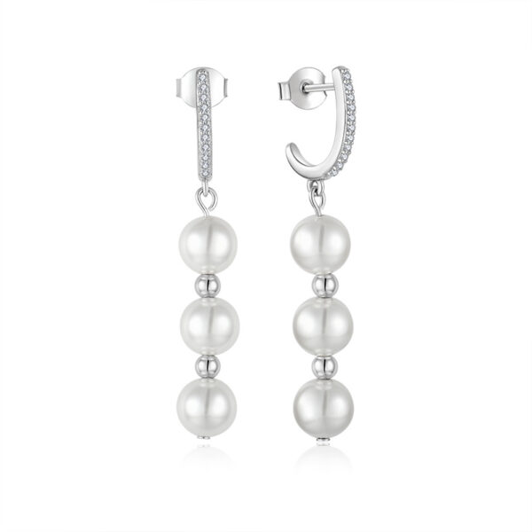 Venushe Pearl Sterling Silver Earrings