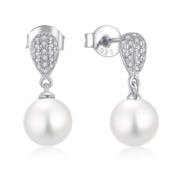 Venushe Pearl Sterling Silver Earrings