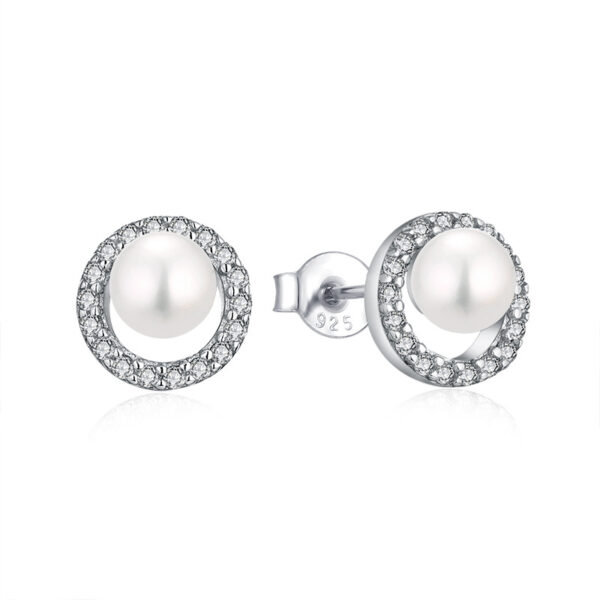 Venushe Pearl Sterling Silver Earrings