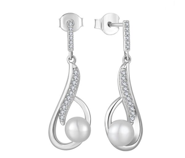 Venushe Pearl Sterling Silver Earrings