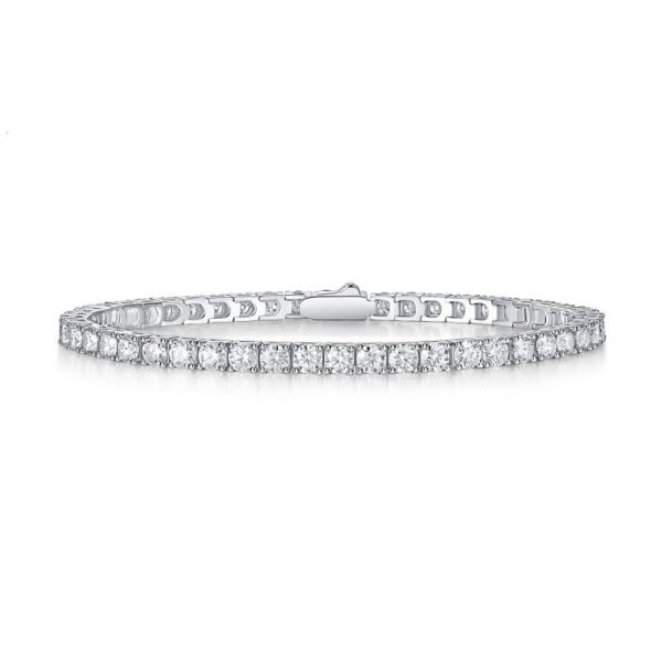 Venushe Moissanite Sterling Silver Bracelet