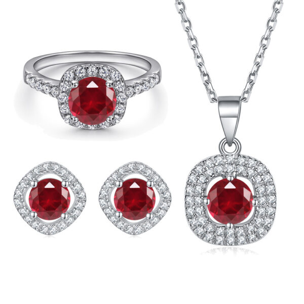 Venushe Classic Shine Sterling Silver  Jewery Set